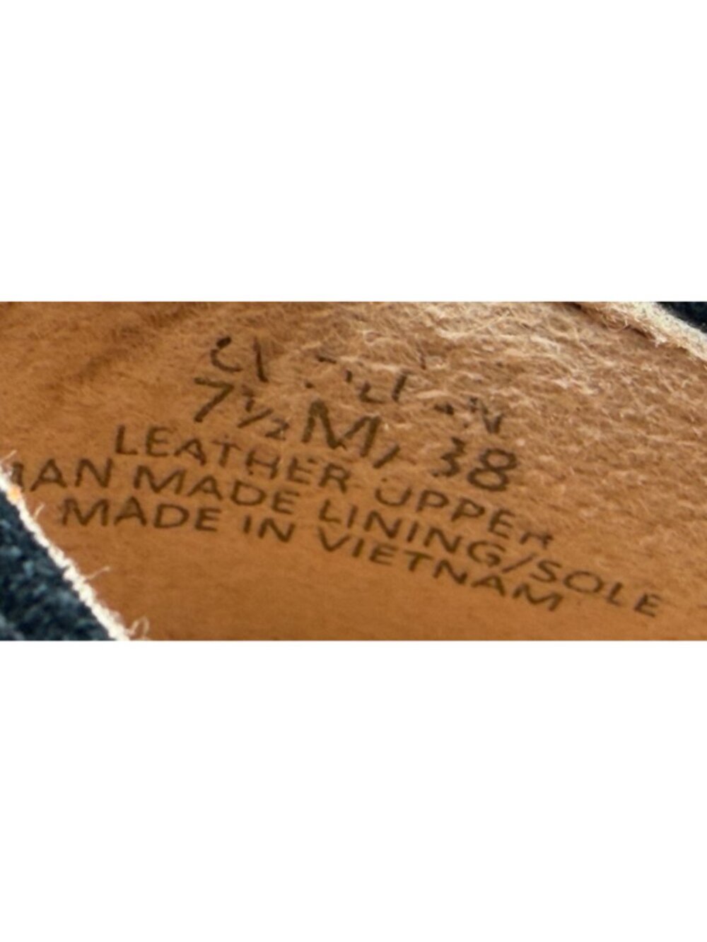 Crown Vintage Sillani Mary Jane Flats Women Size 7.5M Black Leather Preppy - Picture 13 of 13